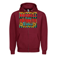 Burgundy baseball is my favorite season tumbler Zipper Hoodie - BundleAndBundleShop