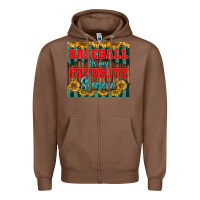 Chestnut baseball is my favorite season tumbler Zipper Hoodie - BundleAndBundleShop