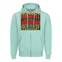 Seafoam baseball is my favorite season tumbler Zipper Hoodie - BundleAndBundleShop