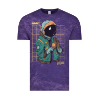 Cloud Purple astronaut space travel retro aesthetic streetwear t shirt Vintage Tee - minhPixels