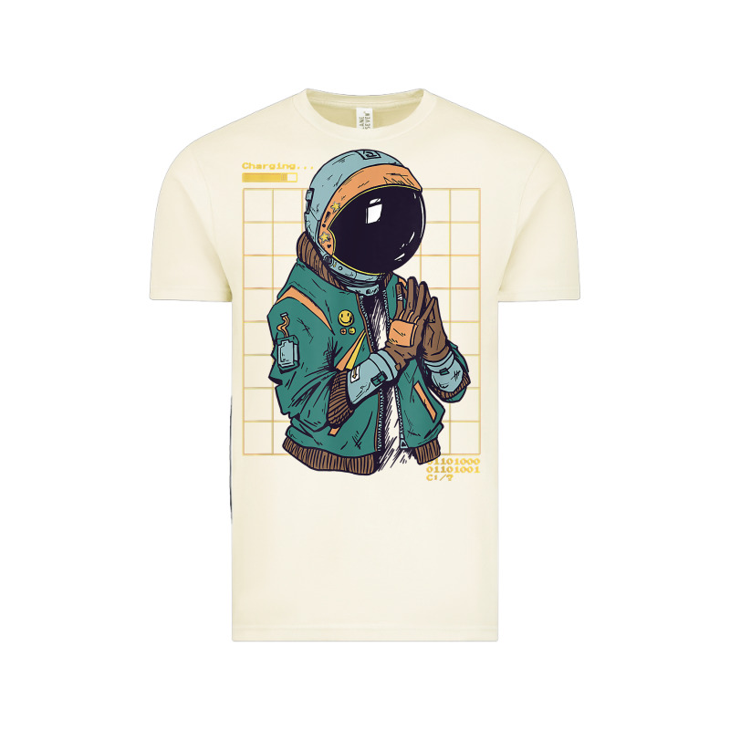 Astronaut Space Travel Retro Aesthetic Streetwear T Shirt Vintage Tee by minhPixels | Teevron