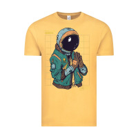 Vintage Mustard astronaut space travel retro aesthetic streetwear t shirt Vintage Tee - minhPixels