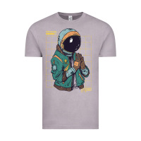 Vintage Zinc astronaut space travel retro aesthetic streetwear t shirt Vintage Tee - minhPixels