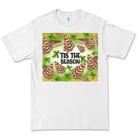 White tis the season christmas tree cake Premium Tee - MaliasSmallBusiness