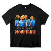 Black faith can move mountains Heavy Core Tee - MaliasSmallBusiness