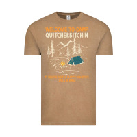 Vintage Coffee welcome to camp quitcherbitchin camping camp quitcherbitchin Vintage Tee - minhPixels