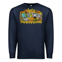 Navy just small town paraprofessional Premium Sweatshirt - CowhideDigitalArt