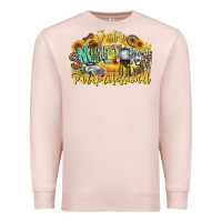 Pale Pink just small town paraprofessional Premium Sweatshirt - CowhideDigitalArt