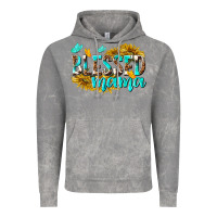 Cloud Rock Blessed Mama Vintage Hoodie - texasbilliewilder