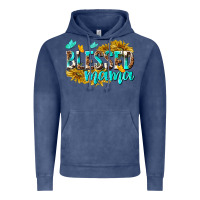 Vintage Denim Blessed Mama Vintage Hoodie - texasbilliewilder