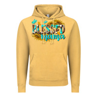 Vintage Mustard Blessed Mama Vintage Hoodie - texasbilliewilder