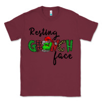 Burgundy Merry Grinch Mas Classic Tee - Bettercallsaul