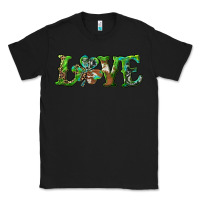 Black love with shamrock Classic Tee - RanaPortraitStore