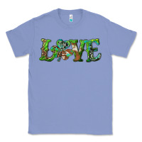Colony Blue love with shamrock Classic Tee - RanaPortraitStore