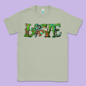 Love With Shamrock Classic Tee Designed By Ranaportraitstore