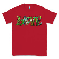 Red love with shamrock Classic Tee - RanaPortraitStore