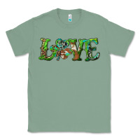 Sage love with shamrock Classic Tee - RanaPortraitStore
