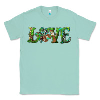 Seafoam love with shamrock Classic Tee - RanaPortraitStore