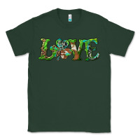 Sports Green love with shamrock Classic Tee - RanaPortraitStore