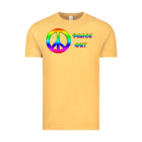 Vintage Mustard Peace Out Vintage Tee - Bettercallsaul