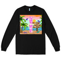 Black feeling beachy Long Sleeve Tee - TumblerDesignByShophia