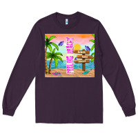 Plum feeling beachy Long Sleeve Tee - TumblerDesignByShophia