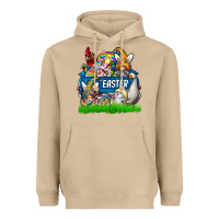 Mushroom easter Heavyweight Hoodie - CowhideDigitalArt