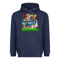 Navy easter Heavyweight Hoodie - CowhideDigitalArt