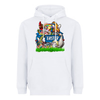 White easter Heavyweight Hoodie - CowhideDigitalArt