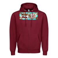 Burgundy pitch please Zipper Hoodie - BundleAndBundleShop