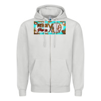 Dove Grey pitch please Zipper Hoodie - BundleAndBundleShop