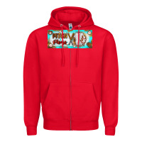 Red pitch please Zipper Hoodie - BundleAndBundleShop