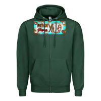 Sports Green pitch please Zipper Hoodie - BundleAndBundleShop
