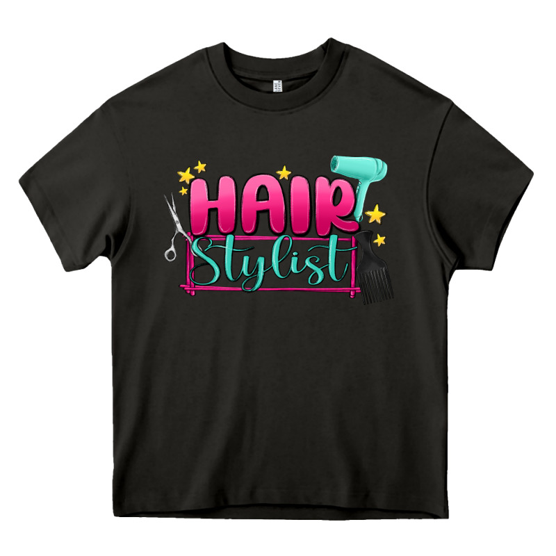 Hair Stylist Heavy Core Tee by MaliasSmallBusiness | Teevron