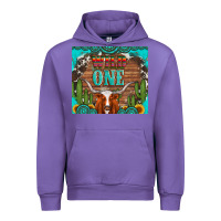 Wild One Longhorn Gemstones Cactus And Sunflowers Urban Hoodie | Teevron
