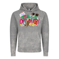 Cloud Rock Lunch lady off duty Vintage Hoodie - NancyCooperArtShop