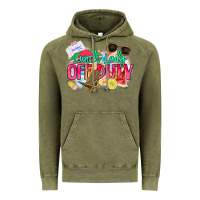 Vintage Olive Lunch lady off duty Vintage Hoodie - NancyCooperArtShop