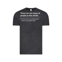 Vintage Black Two Types of People Can Extrapolate Incomplete Data Gift Vintage Tee - minhPixels