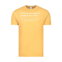 Vintage Mustard Two Types of People Can Extrapolate Incomplete Data Gift Vintage Tee - minhPixels