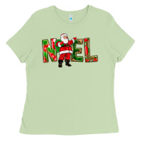 Matcha Noel Santa Ladies Tee - NancyCooperArtShop