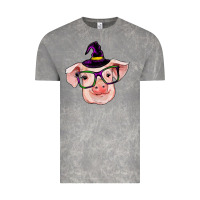 Cloud Rock pig with halloween Vintage Tee - RanaPortraitStore