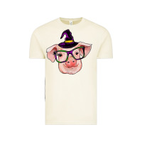 Vintage Arctic pig with halloween Vintage Tee - RanaPortraitStore