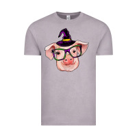 Vintage Zinc pig with halloween Vintage Tee - RanaPortraitStore