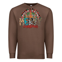 Chestnut Merry Christmas Premium Sweatshirt - CowhideDigitalArt