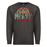 Smoke Merry Christmas Premium Sweatshirt - CowhideDigitalArt