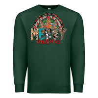 Sports Green Merry Christmas Premium Sweatshirt - CowhideDigitalArt