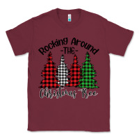 Burgundy Rockin' Around The Christmas Tree Classic Tee - Bettercallsaul