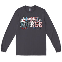 Smoke American Nurse 4th of july Long Sleeve Tee - HowdyJamesFarm