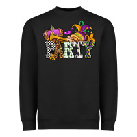 Black mardi gras  party olivia Heavyweight Sweatshirt - OliviaCreatesArt