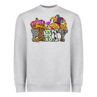 Mardi Gras  Party Olivia Heavyweight Sweatshirt | Teevron
